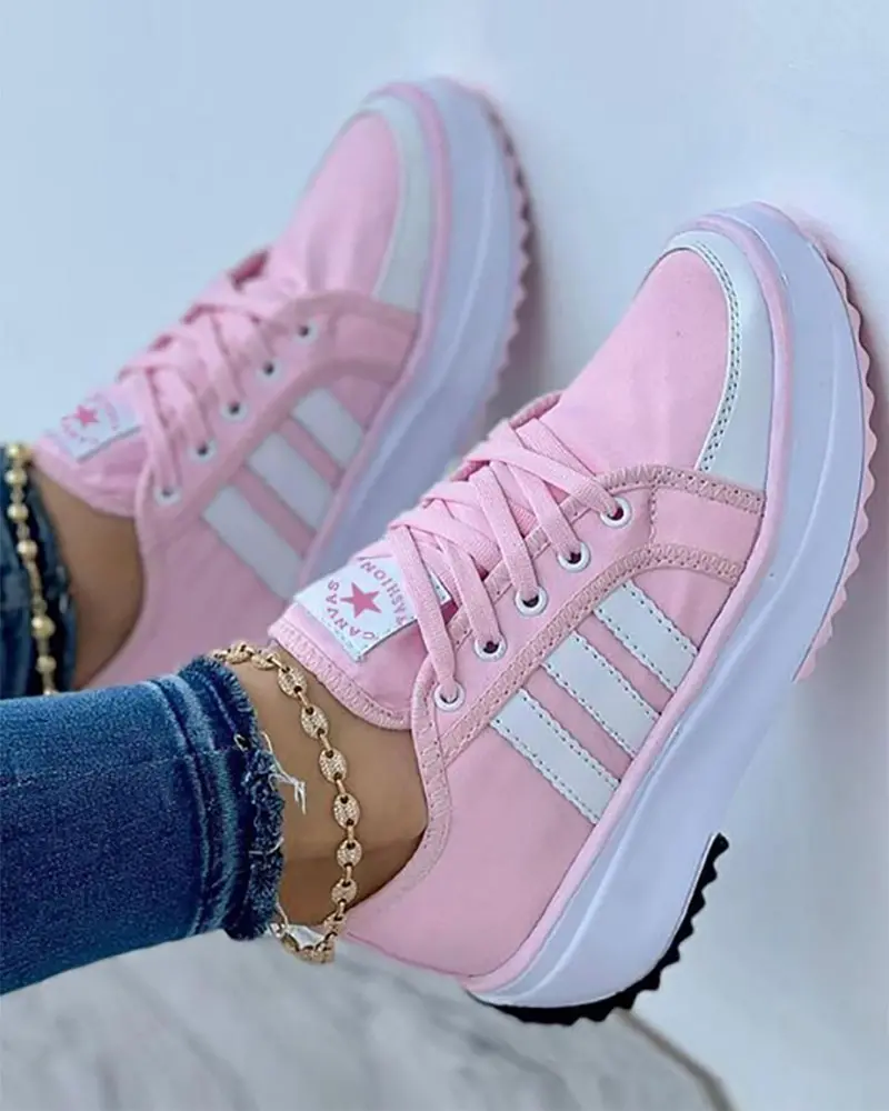 Élégance - La sneaker colorée pour femme